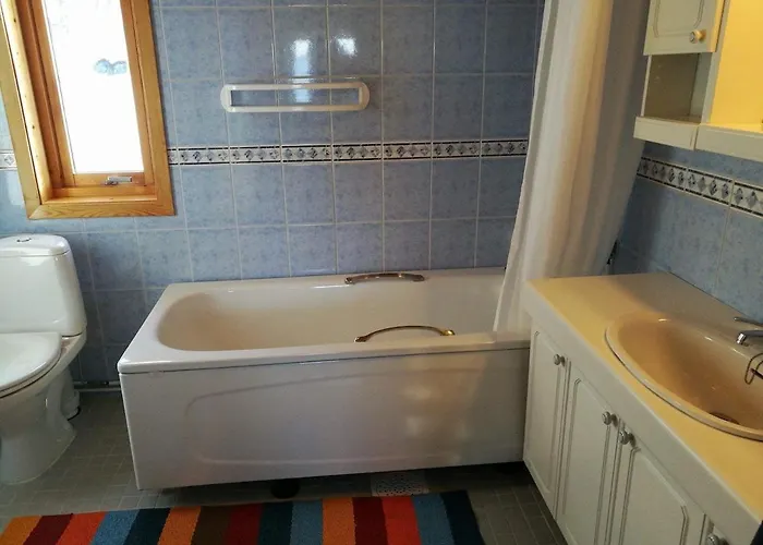 펜션 Lenangsvegen 2929 Russelv